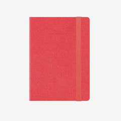 Small Squared Neon Coral Notebook