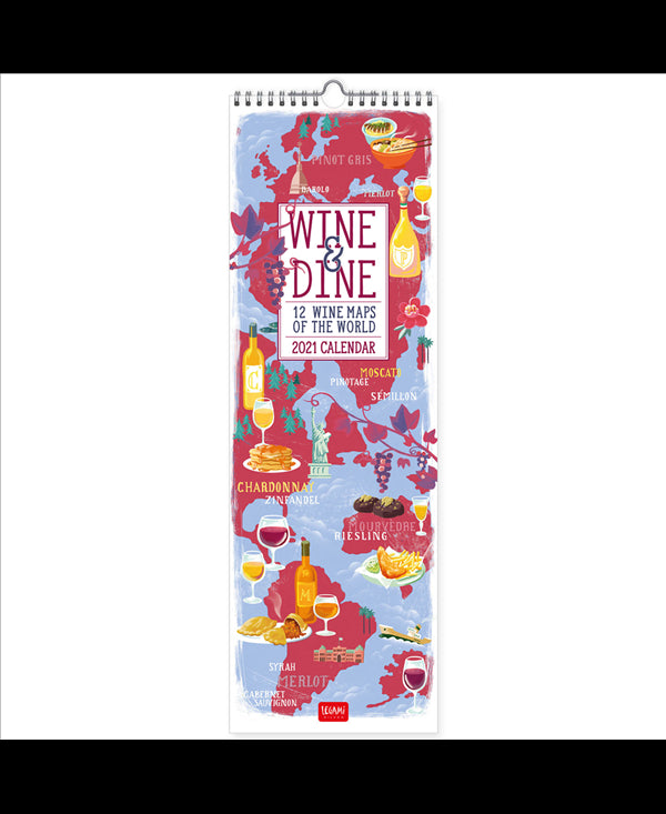 Wine and Dine 2021 Long Calendar