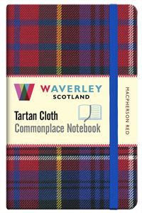 Tartan Cloth Notebook - MacPherson Red