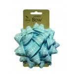 Baby Blue Printed Ribbon Bow