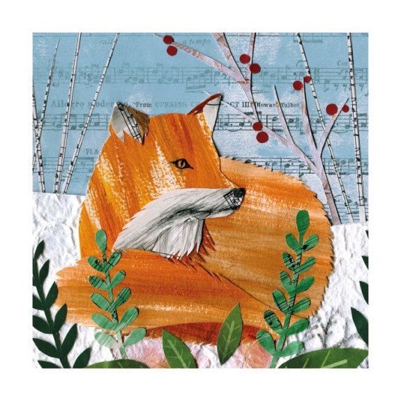 Cosy Fox Christmas Fayre Pack of 8 Cards