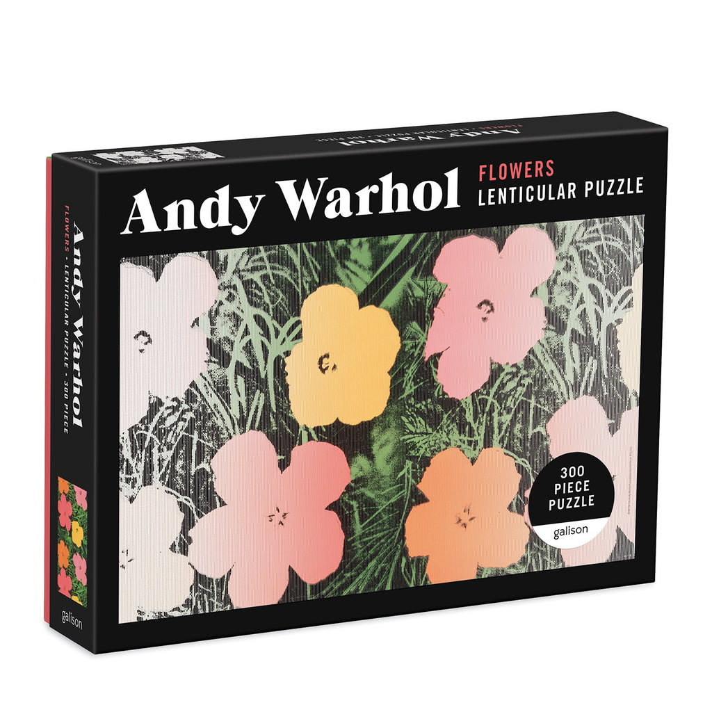 Andy Warhol Flowers Lenticular Puzzle