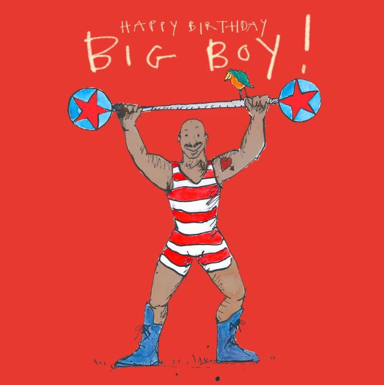 Big Boy Happy Birthday Card
