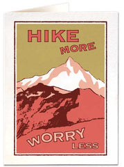 Hike More Worry Less Card