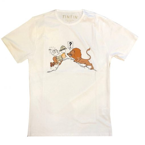 Tintin Snowy and Lion T-Shirt