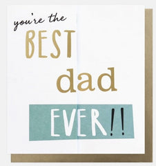 Best Dad Ever Concertina Father's Day Card