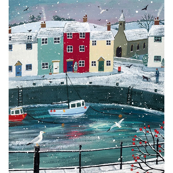 Boats In A Harbour Charity Card Pack