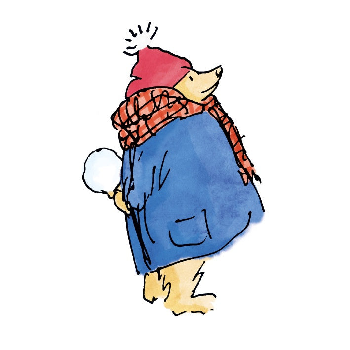 Paddington With Snowball  8 Pack of Christmas Cards