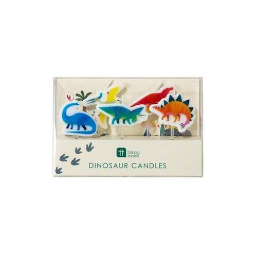Pack of 5 Dinosaur Candles