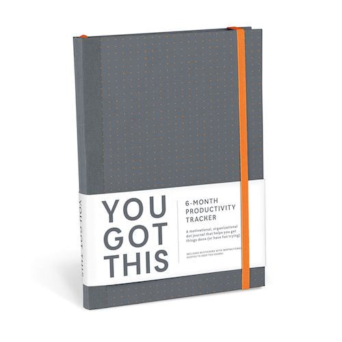 You Got This Journal Black/Orange