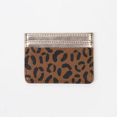 Leopard Print Card Holder