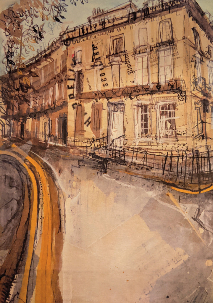 Towards the Crescent Card by Lucy Jones