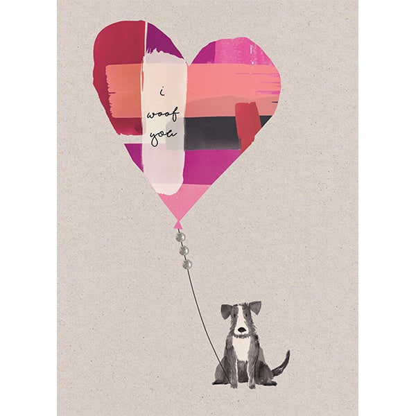 I Woof You Valentine's Day Card