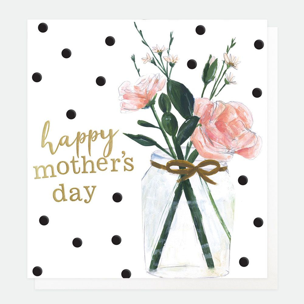 Happy Mothers Day Flower Jar Card