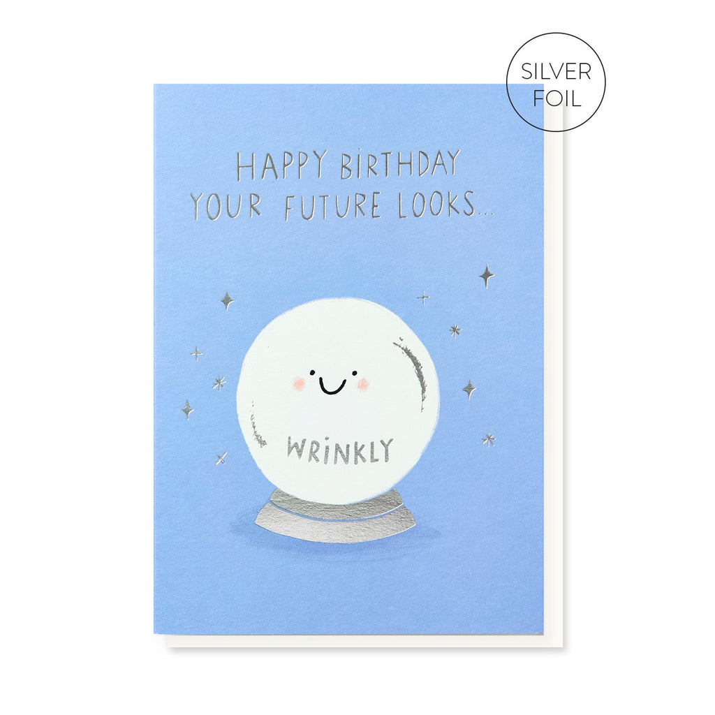 Your Future Looks Wrinkly Birthday Card