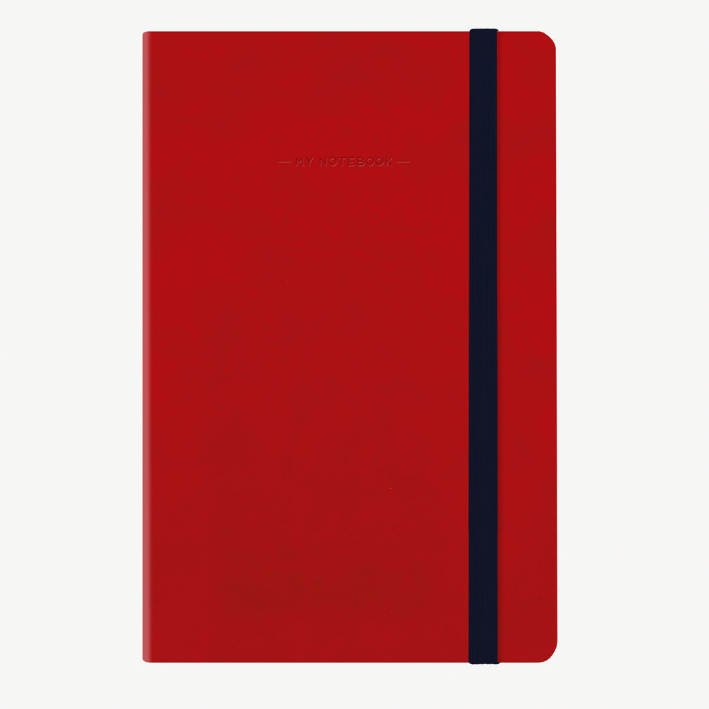 Medium Dotted Red Notebook