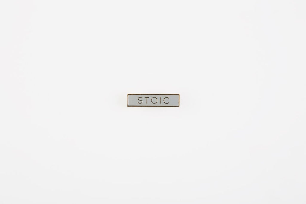Stoic Pin Badge