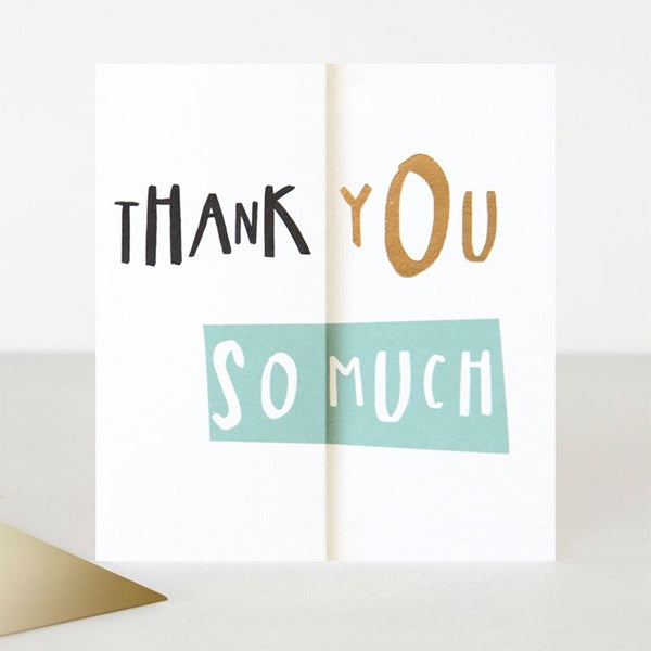 Thank You So Much Fold Out Card