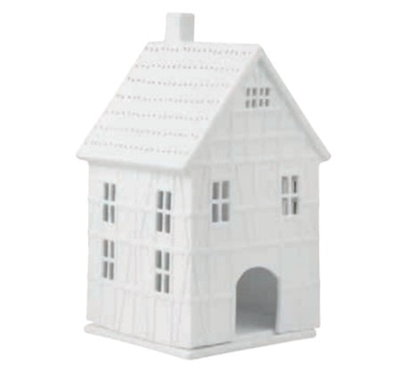 Half-Timbered Large Illuminated House
