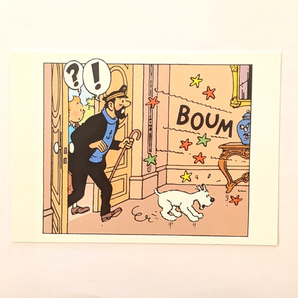 Boum Surprise Tintin Card