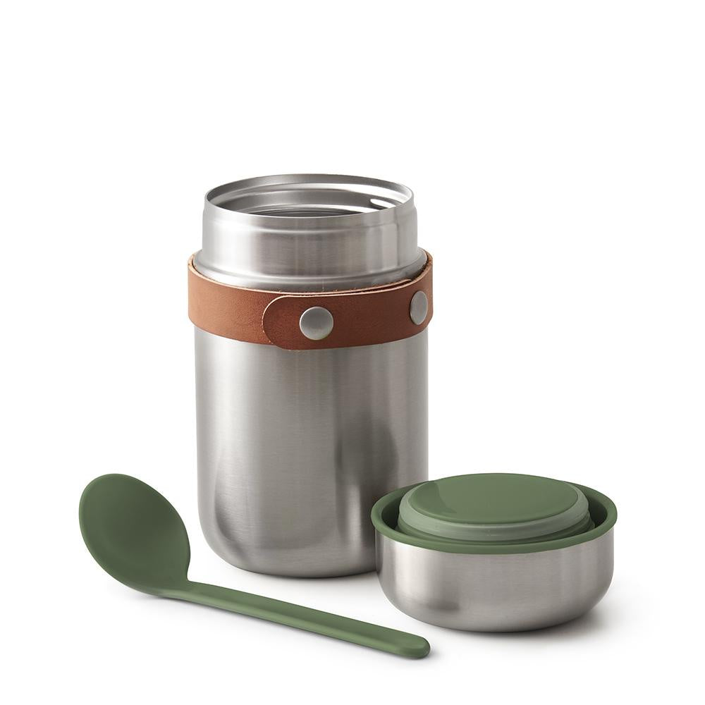 Stainless Steel Food Flask Olive