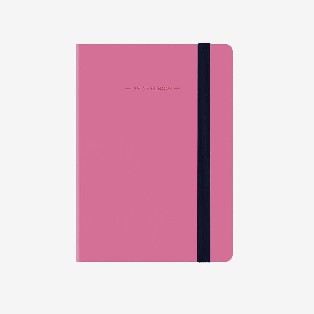 Small Lined Magenta Notebook