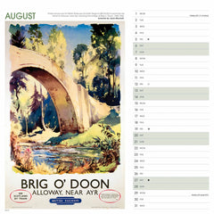 2022 National Railway Museum Scotland Posters Calendar