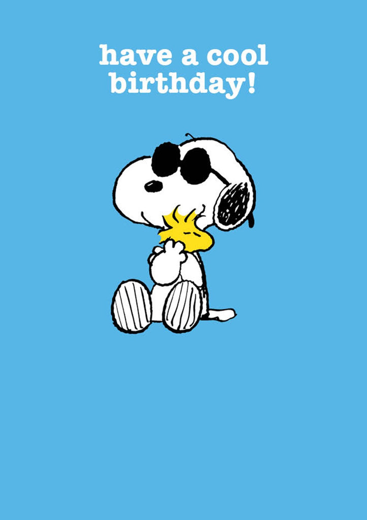 Have a Cool Birthday Snoopy Card