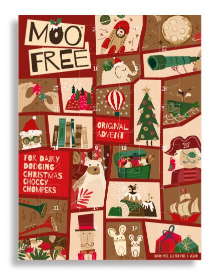 Organic Dairy Free Moo Free Chocolate Advent Calendar