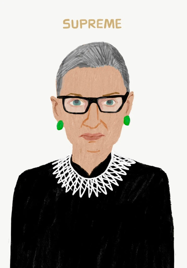 Ruth Bader Ginsburg Supreme Card