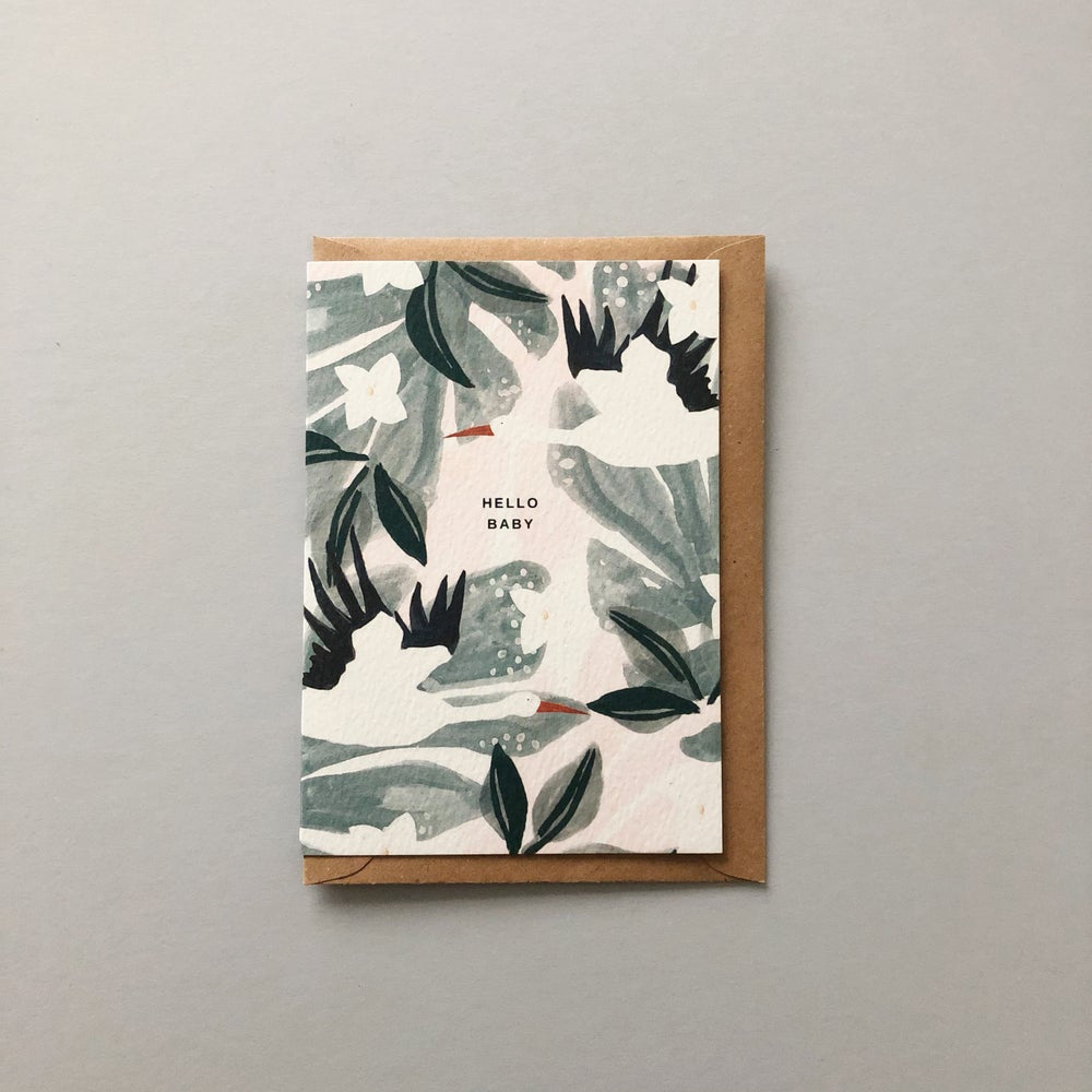 Stork New Baby Card