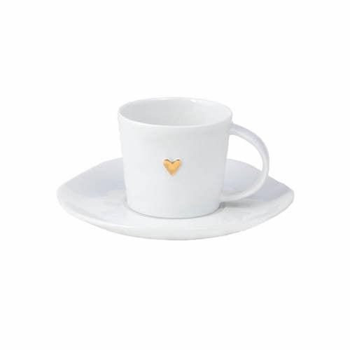 Small Cup Gold Heart