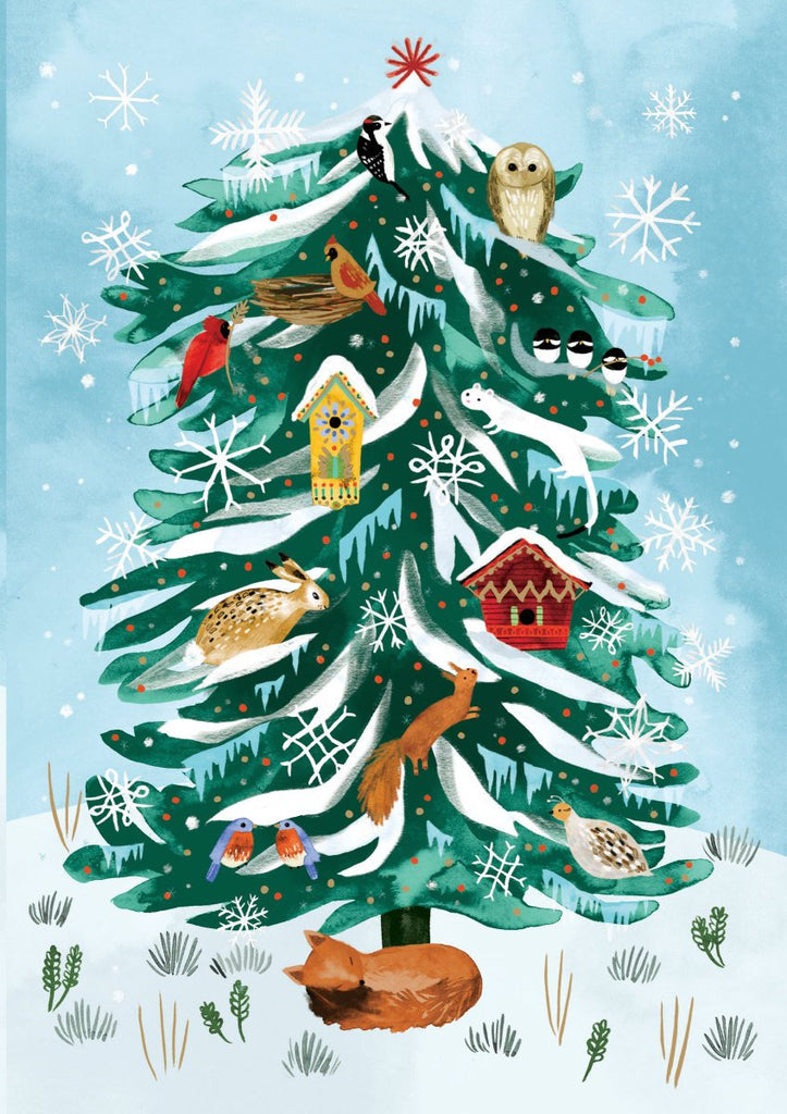 Christmas Conifer Christmas Card