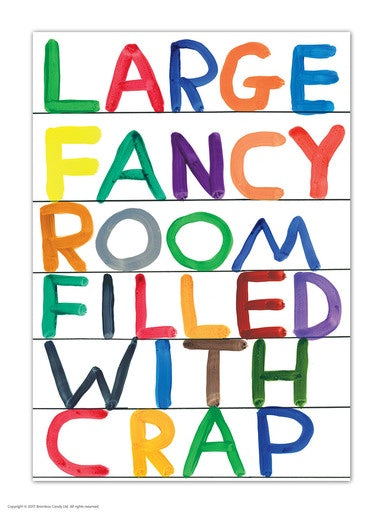 Large Fancy Room Postcard