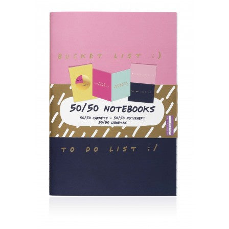 Notes To Self Set of 3 50/50 Notebooks
