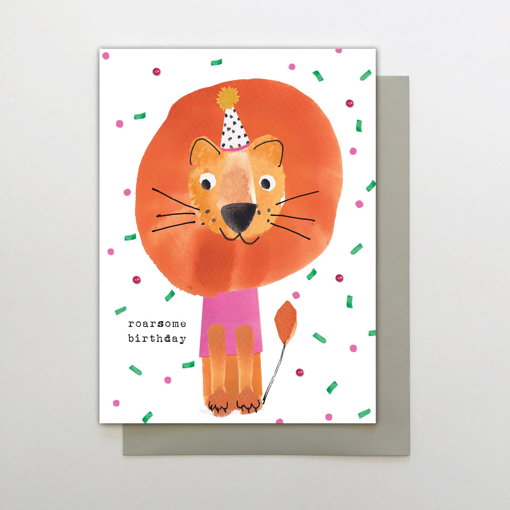 Roarsome Birthday Big Lion Card