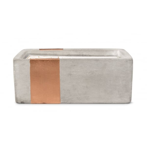 Urban Bergamot & Mahogany Concrete Tray Candle 8oz