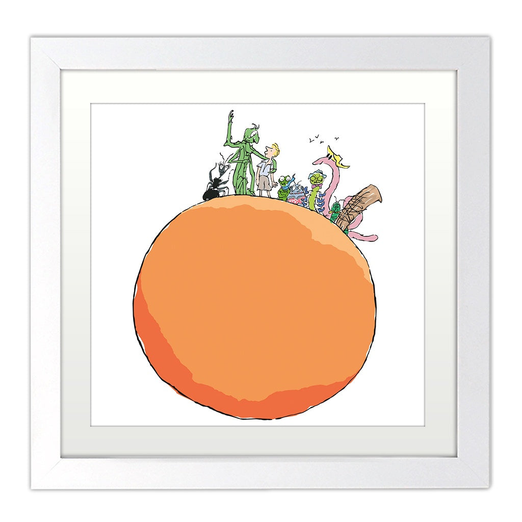 James and the Giant Peach Mounted Print