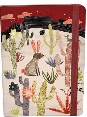 Rabbit and Cactus Lodestar Plain A5 Notebook