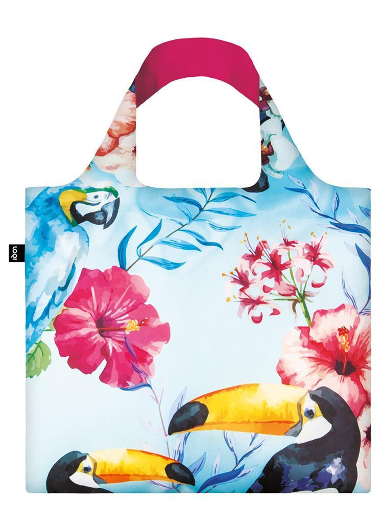 Loqi Toucans And Parrots Reuseable Bag
