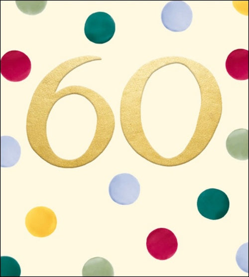 60th Dots Card
