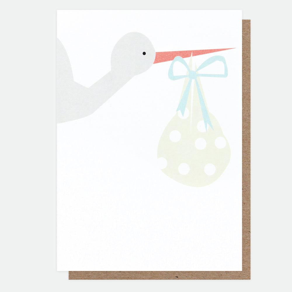 Stork Blue Ribbon Card