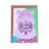 Hippo Hippo Hooray Birthday Card