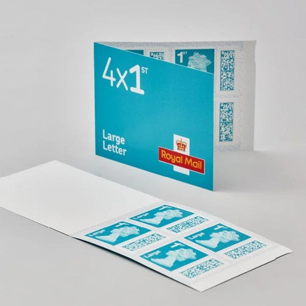 4x 1st Class Large Letter Stamps