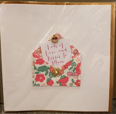 Lots of Love Mum Envelope Card