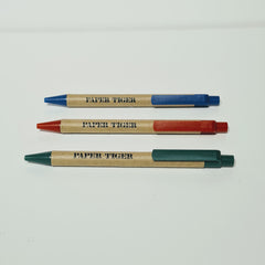 Paper Tiger Recycled Pen Green