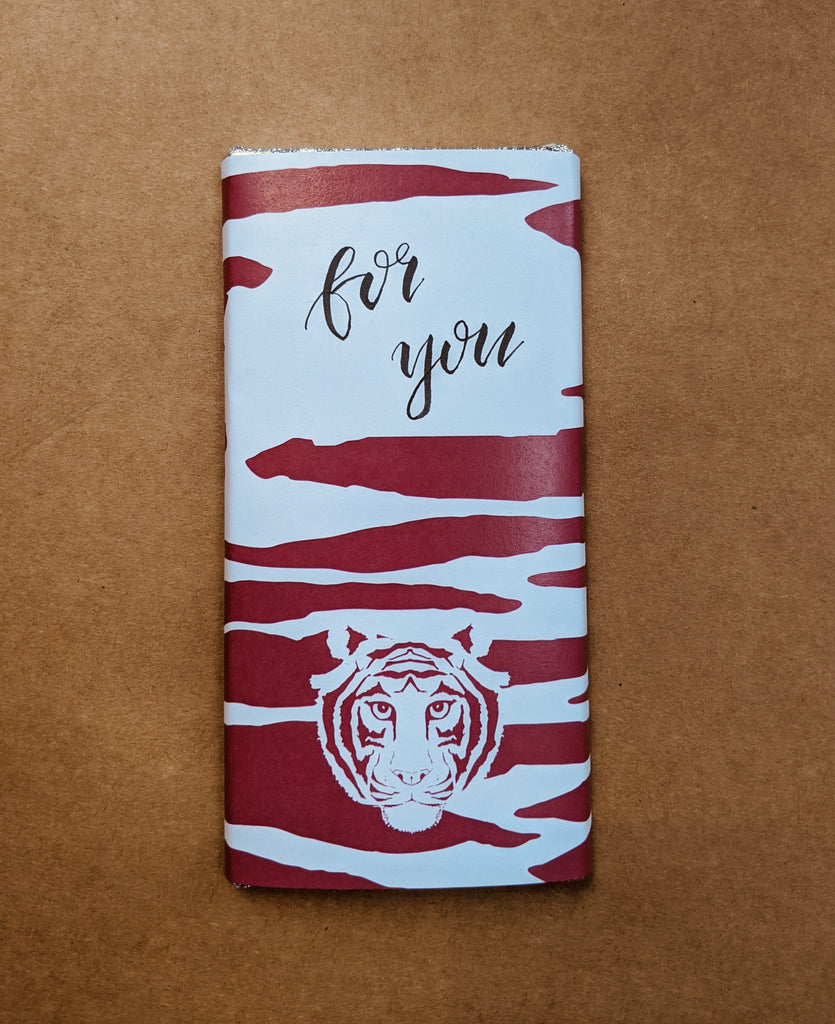 Paper Tiger Rhubarb Milk Chocolate Bar Personalised For You