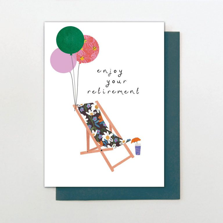 Enjoy Your Retirement Deckchair Card