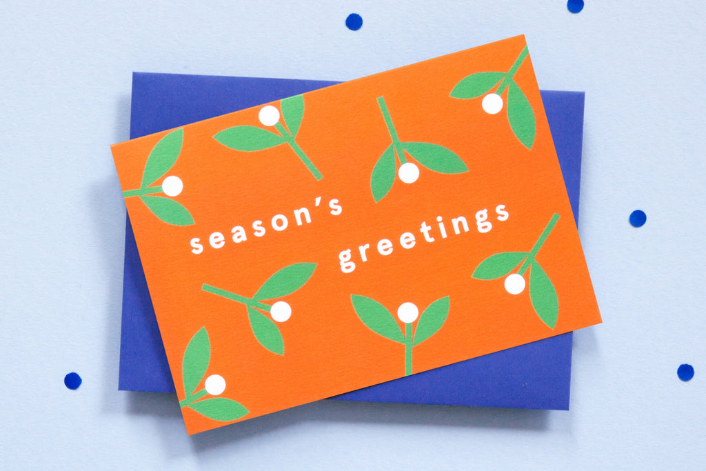 Season’s Greetings Pack of 6 Christmas Cards