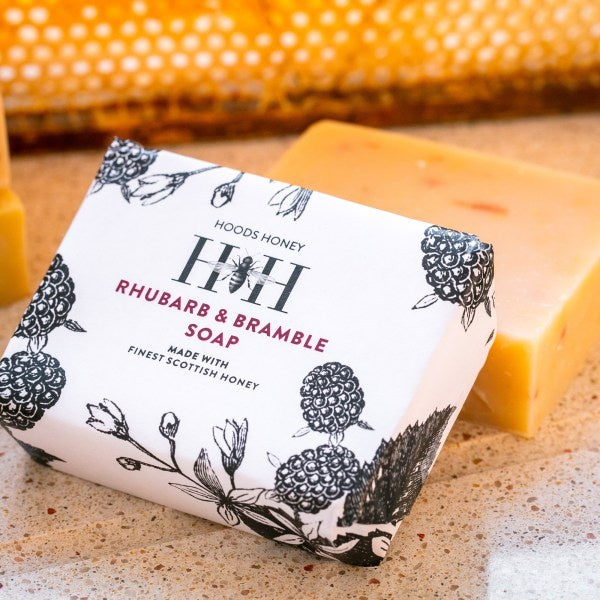 Rhubarb and Bramble Honey Soap